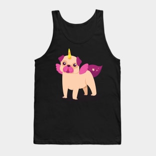 Cute Pug Unicorn - Funny Dog Lovers Gift Tank Top